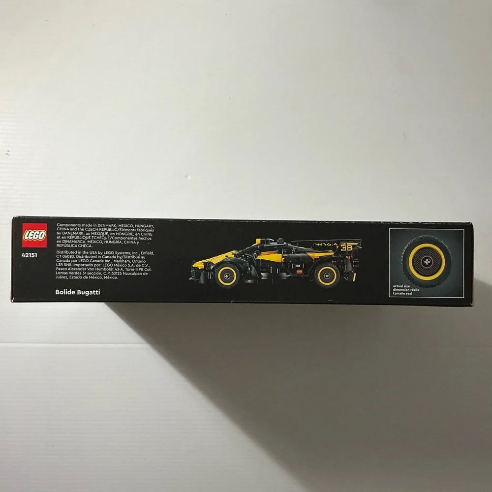LEGO Technic Bugatti Bolide in Yellow and Black
